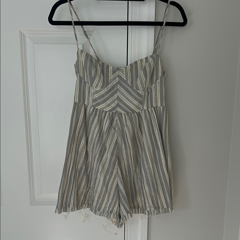 Urban outfitters Striped Sleeveless Romper
